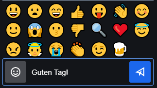 Emojis im Chat verwenden